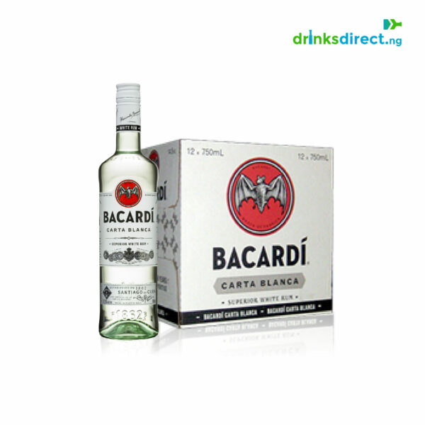 BACARDI CARTA BLANCA 75CL (X6)