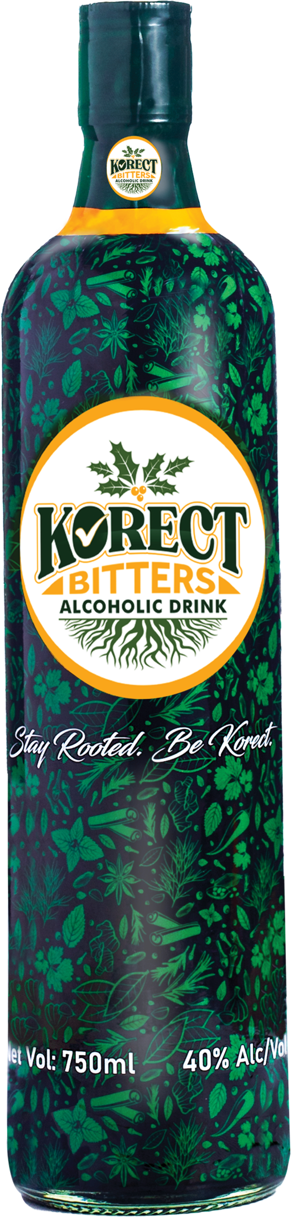 KORECT BITTERS 75CL